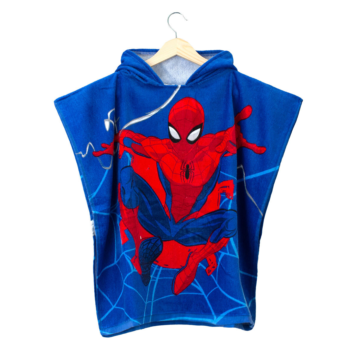 Accappatoio Poncho Spiderman Marvel in Spugna taglia unica AB550