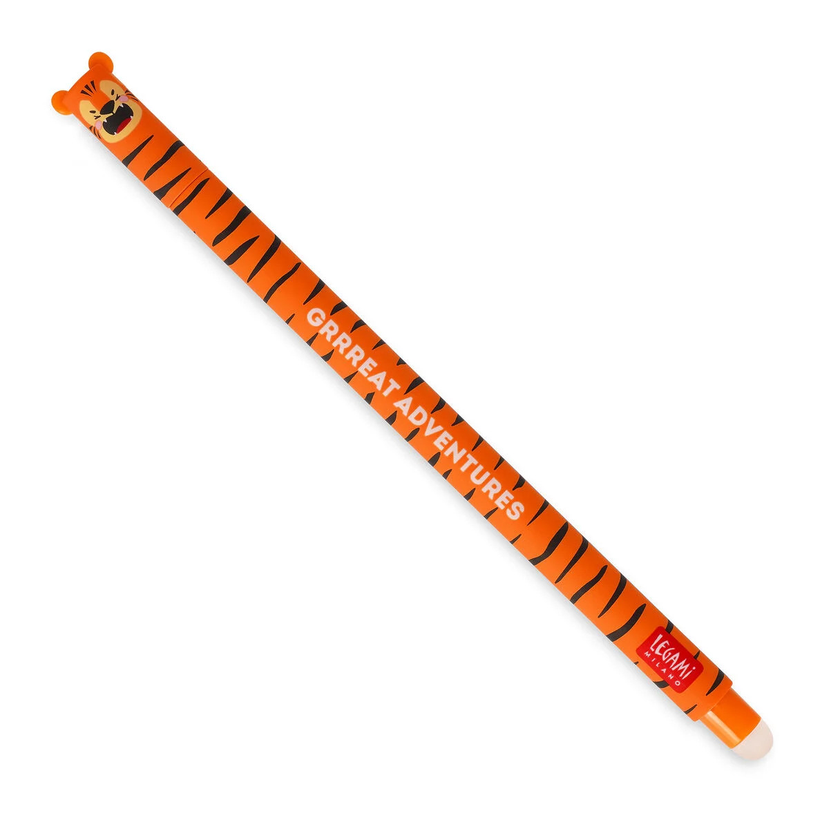 Legami Penna Gel Cancellabile Sfera arancione Punta 07 mm tiger