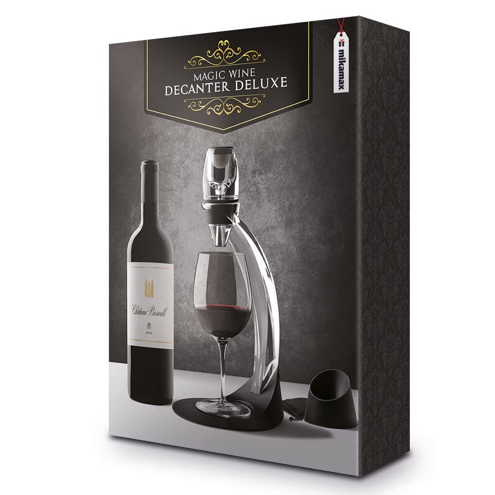 Mikamax – Magic Wine Decanter Deluxe – Wine Aerator – Wine Accessory – Non-drip