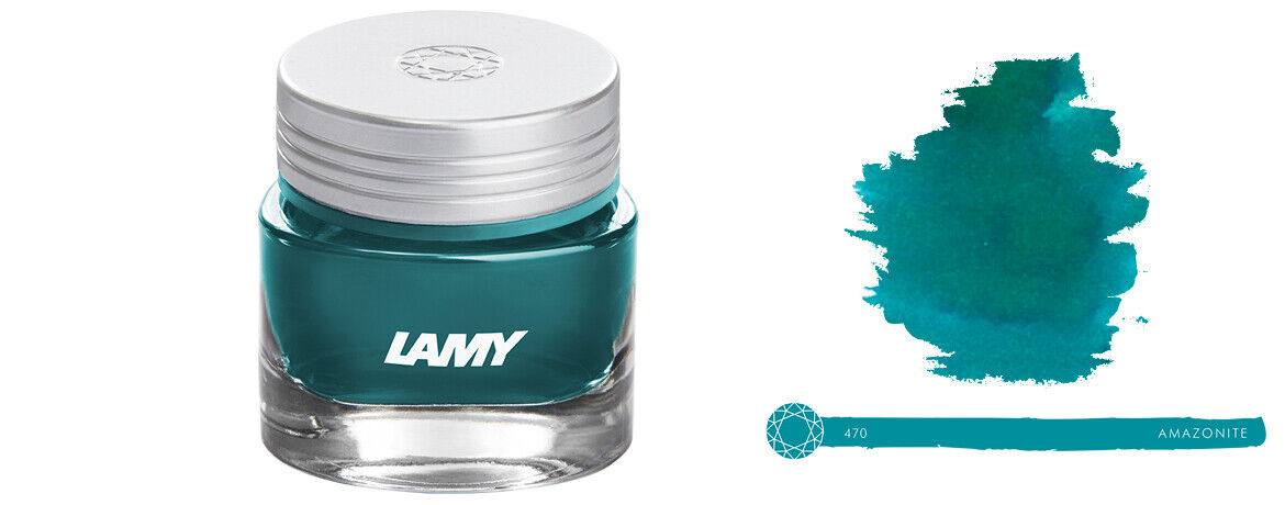 Lamy T53 Crystal Ink Amazonite Boccetta d' inchiostro per stilografica 30ml 1333
