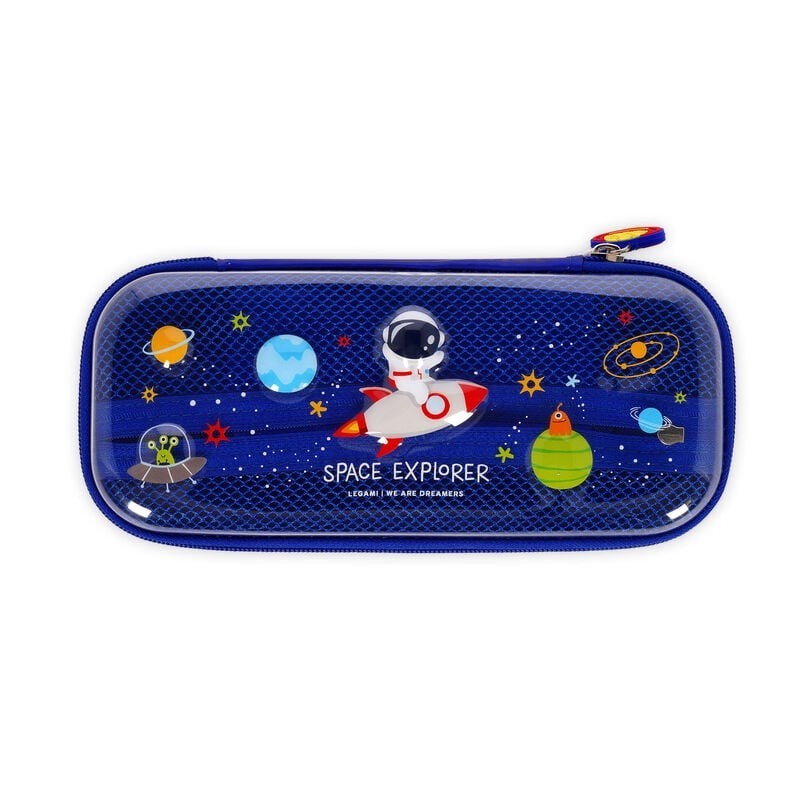WONDERWOW astuccio SPAZIO portapenne LEGAMI con zip BLU