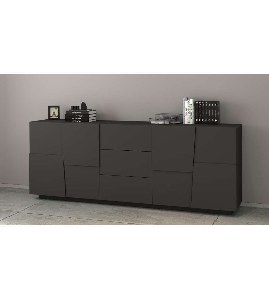 Credenza Pongo Sideboard 220 Antracite Opaco