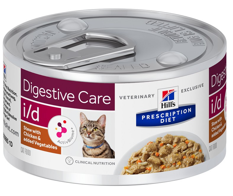 Hill's Prescription Diet Feline I/D Digestive Care Spezzatino con Pollo e Verdur