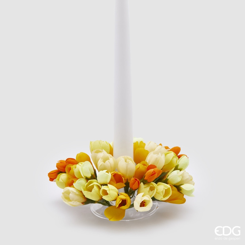 EDG Corona girocandela crocus 13D arancio mix