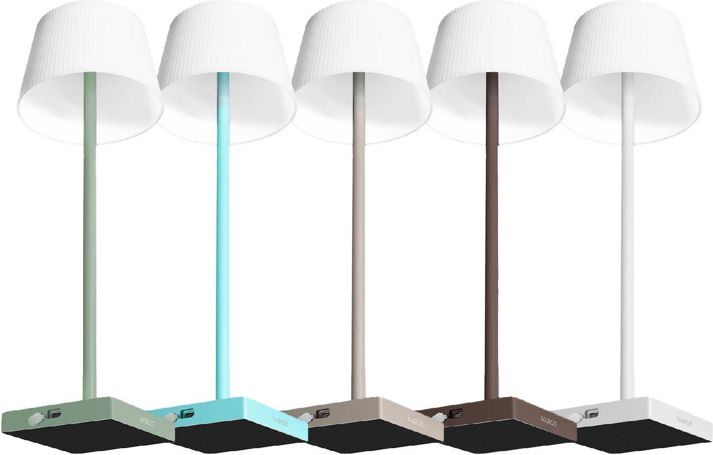 Lampada da Tavolo a LED Ricaricabile 4 W 200 Lumen Tortora Margò Century Italia