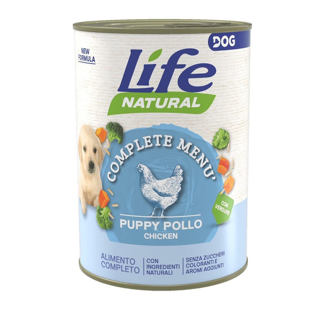 Life Dog Nutrition Plus Per Cuccioli con Pollo 400 g