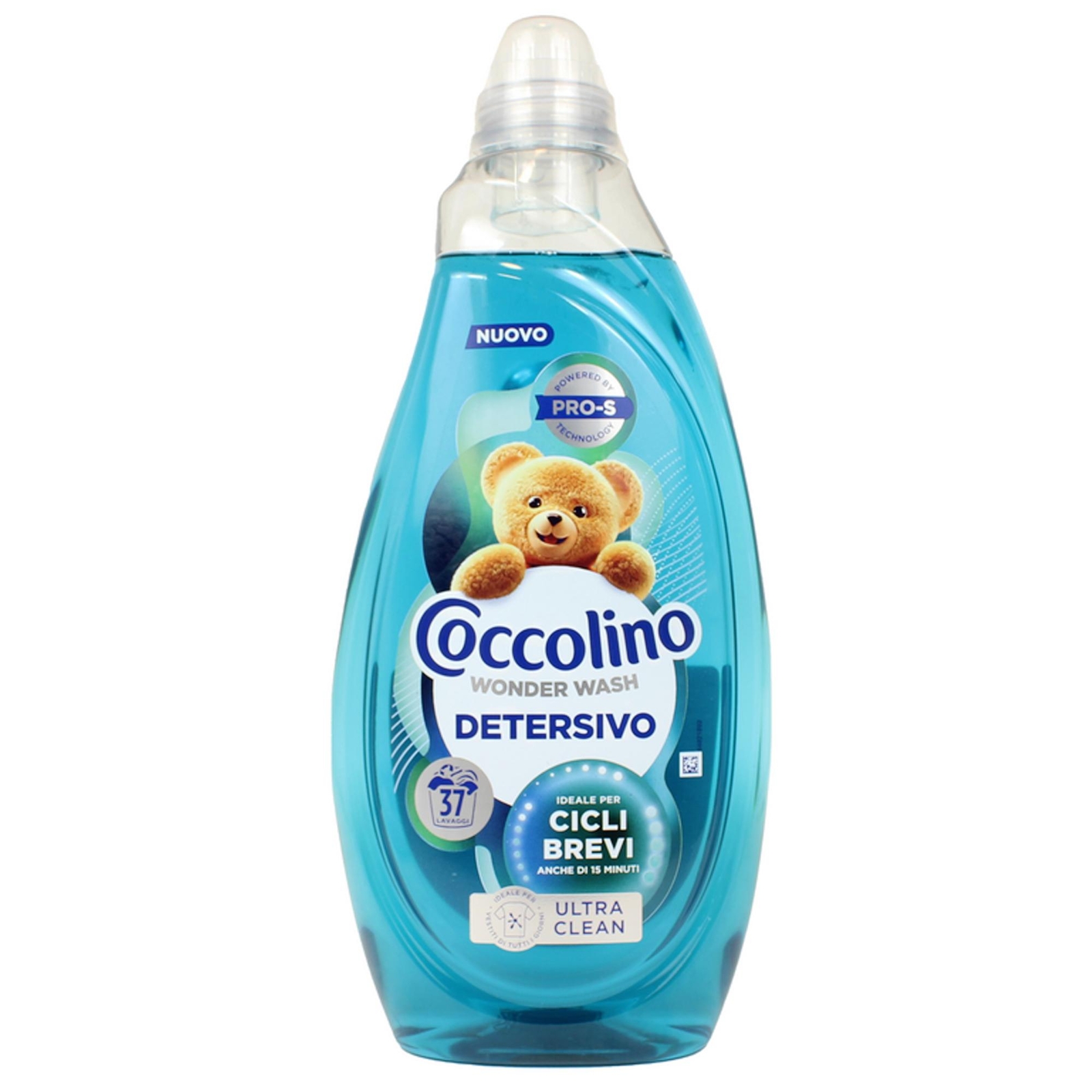 COCCOLINO DETERSIVO LAVATRICE 1480ML ULTRA CLEAN IDEALE CICLI BREVI PROFUMATO