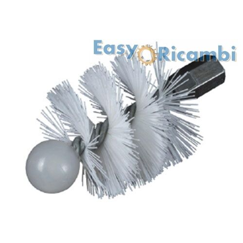 SCOVOLO NYLON RICAMBIO PER PULIZIA TUBI STUFE A PELLET E CAMINI DIAMETRO 120 mm