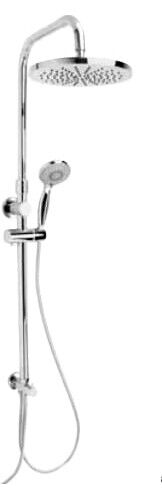 Idro Bric Colonna doccia 1 Getto Soffione ø 25 cm e Doccetta Cromo SCACOL0061CR