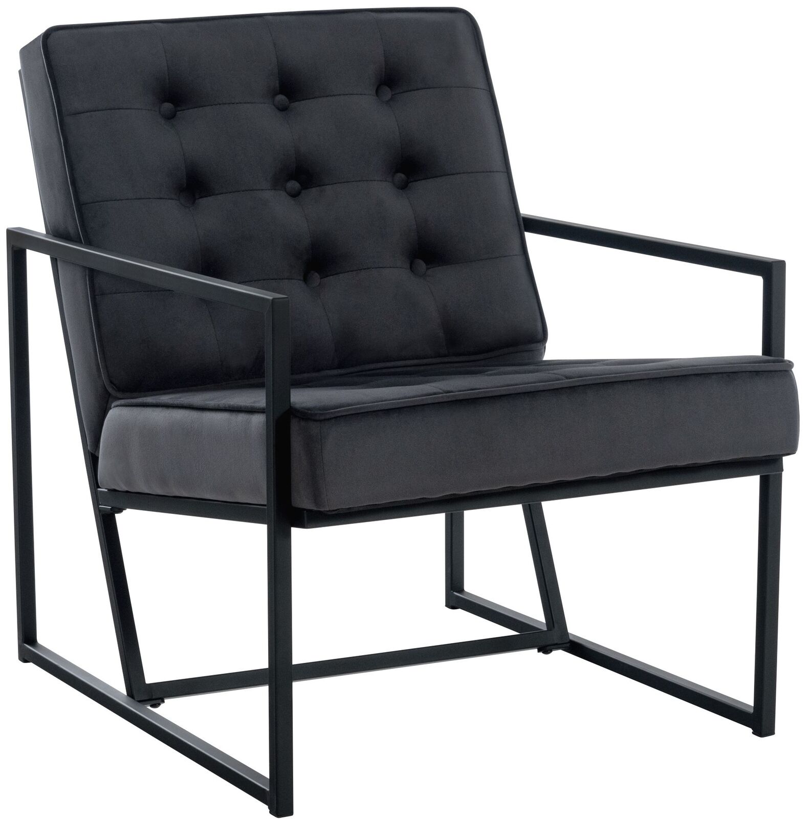Lounger Avon Velvet grigio 321209