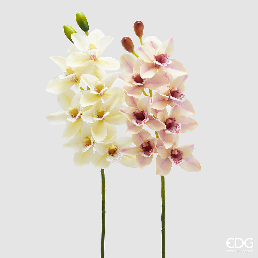 EDG Enzo De Gasperi EDG Enzo De Gasperi Ramo Orchidea Cymbidium Artificiale H 80