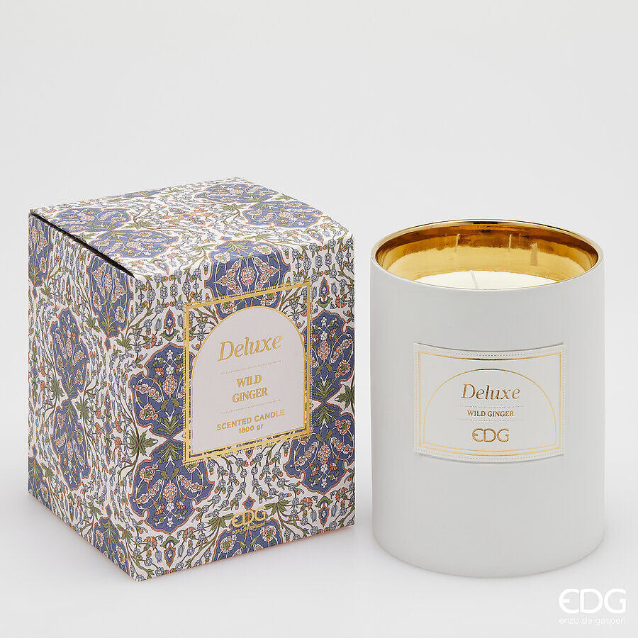 EDG Enzo De Gasperi EDG Enzo De Gasperi Candela Deluxe con Profumo H 18 Cm D 15