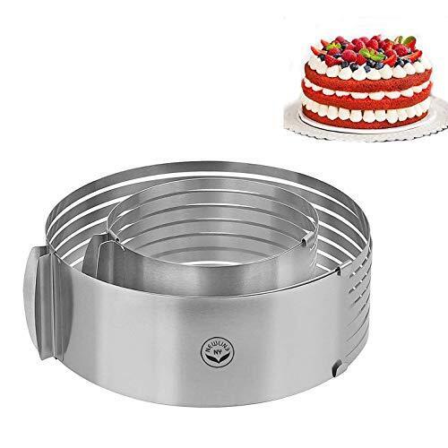 NewlineNY Acciaio inox Dimensioni stampaggio tondo (Anello per torta (k0Q)