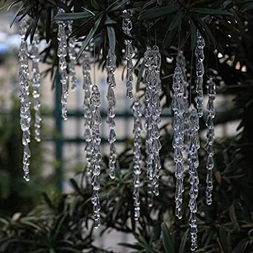 DAHI Natale Ghiaccioli Ornamenti 25Pezzi Ghiaccioli Decorazione, (W5y)