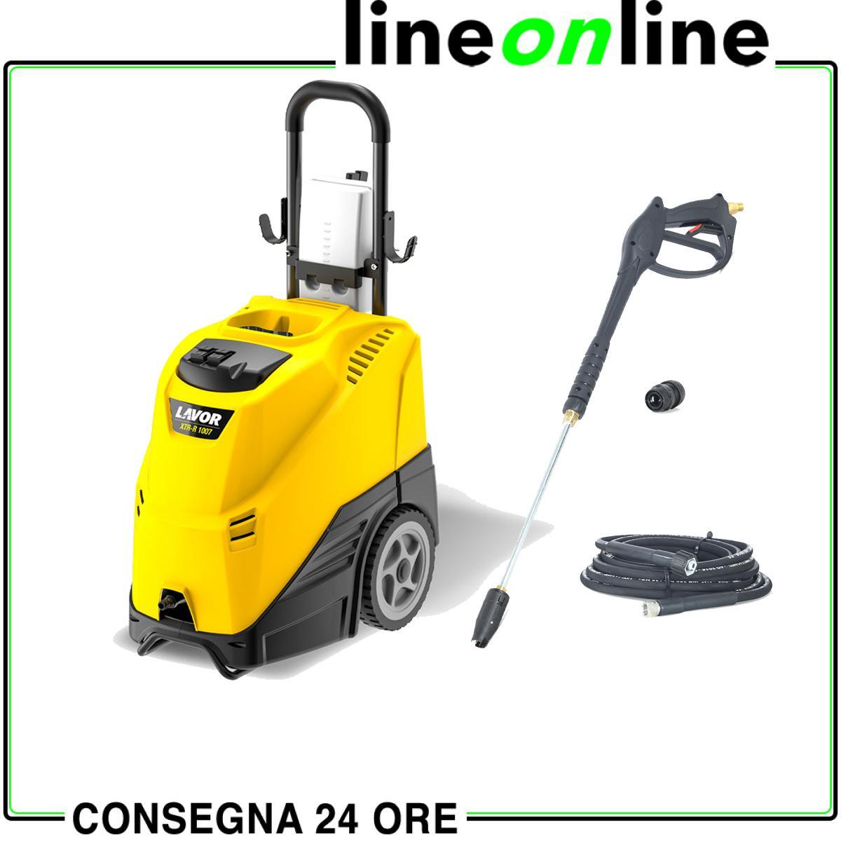 Idropulitrice ad acqua calda LAVOR XTR 1007 con Kit tubo e raccordi