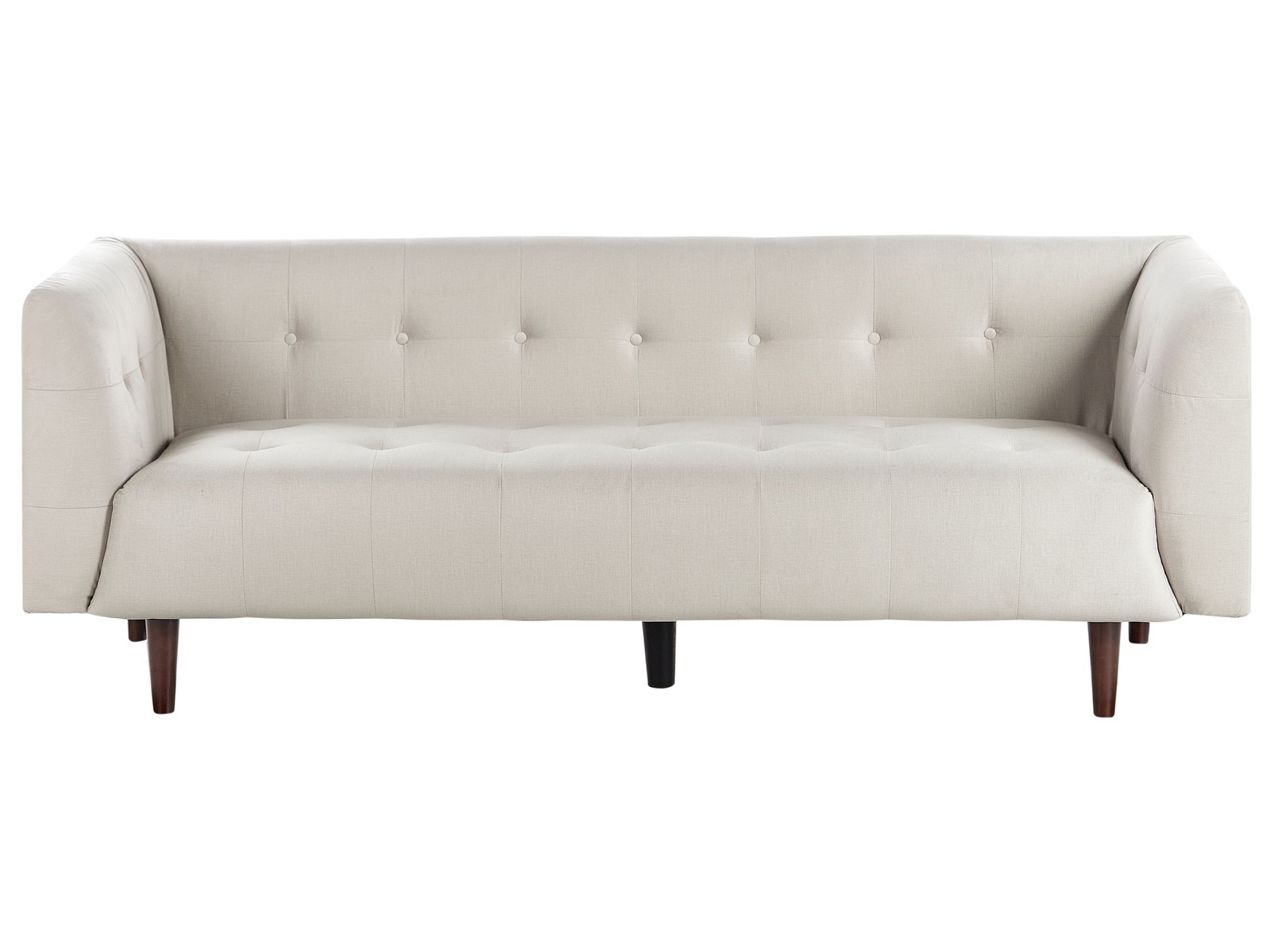 Divano 3 posti tessuto beige chiaro BYSKE