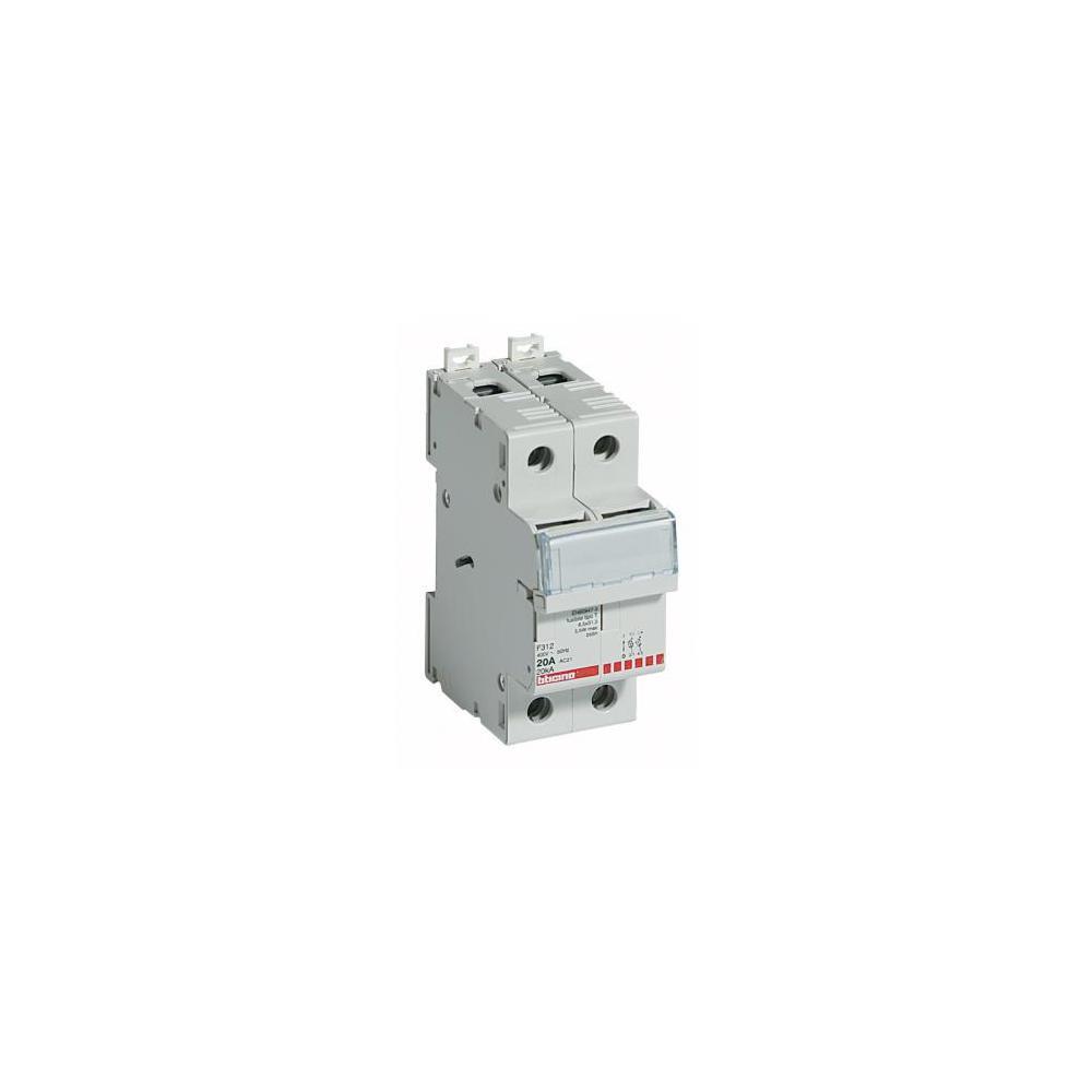 BTICINO F312 PORTAFUSIBILE SEZIONABILE 2 MODULI 2P 20A BTICINO