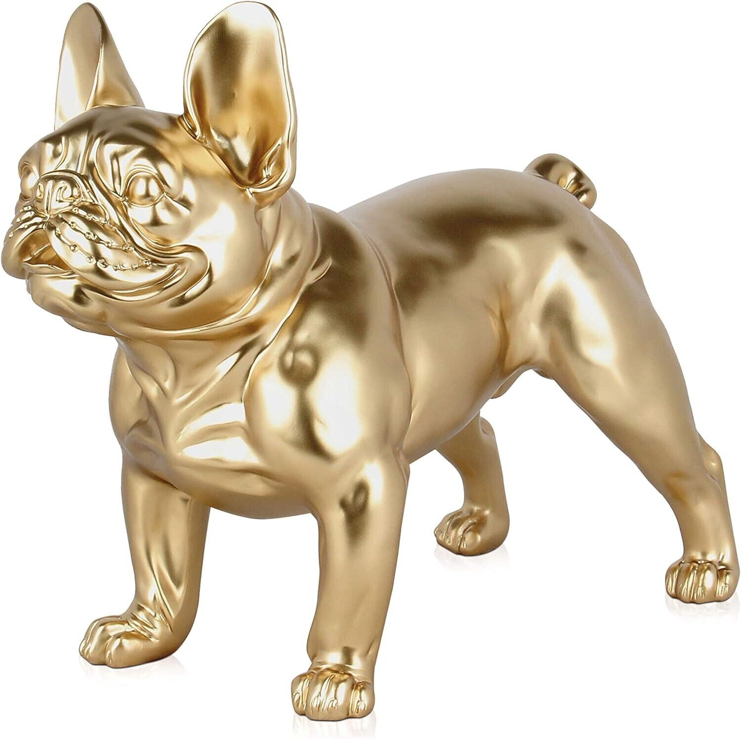 scultura in resina bulldog francese ADM Arte dal Mondo D5141EG NUOVO