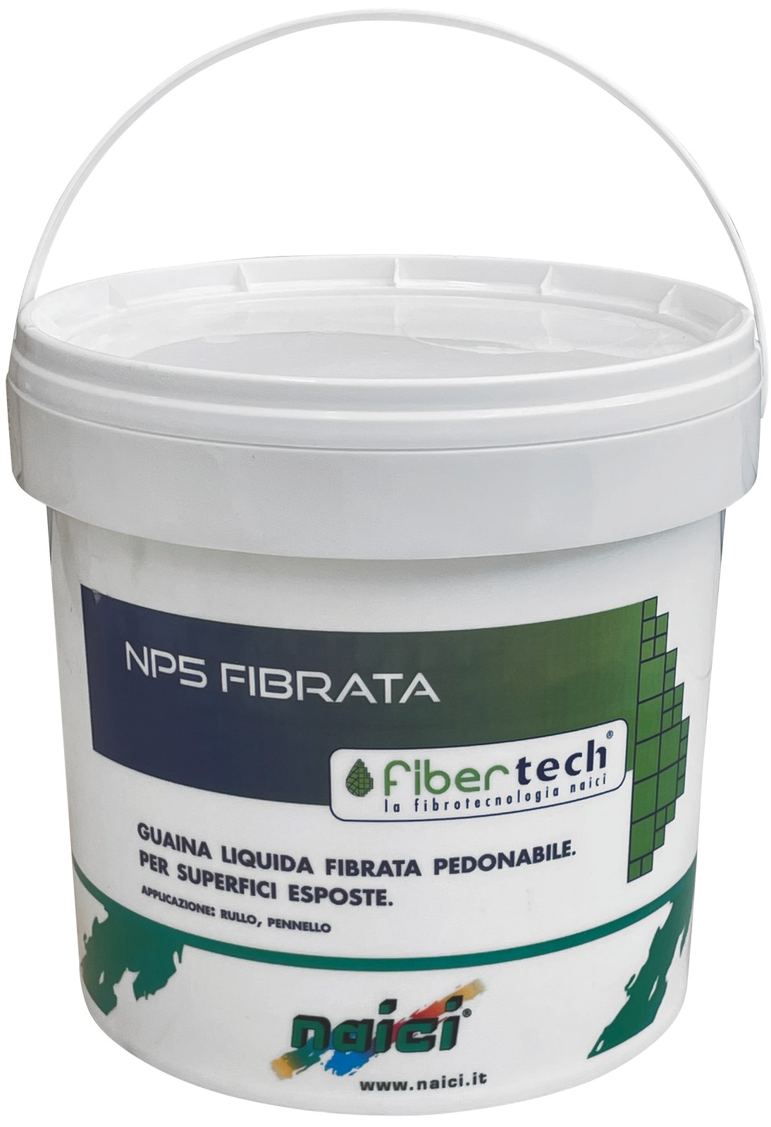 Naici GUAINA LIQUIDA FIBRORINFORZATA NP5 col. Verde kg. 5