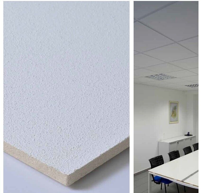 ITP PANNELLI CONTROSOFFITTO SANDED FIBRA MINERALE BUCCIATA 60X120/7.2MQ (10PZ)