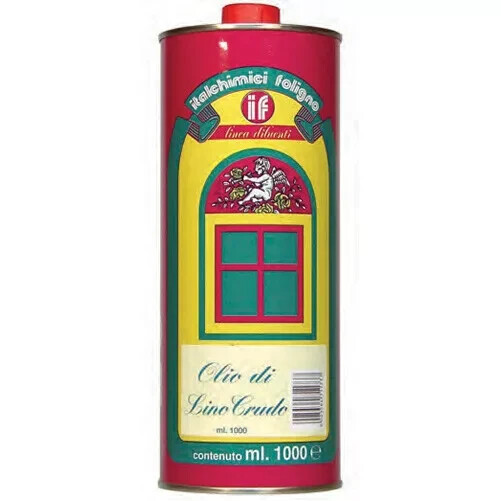 Olio di Lino crudo protettivo pavimenti in cotto 1 LITRO Italchimici