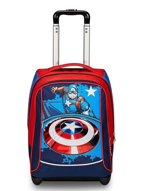 ZAINO TROLLEY CAPTAIN AMERICA legendary avenger big zaino trolley 2 r BLUEDEEP N