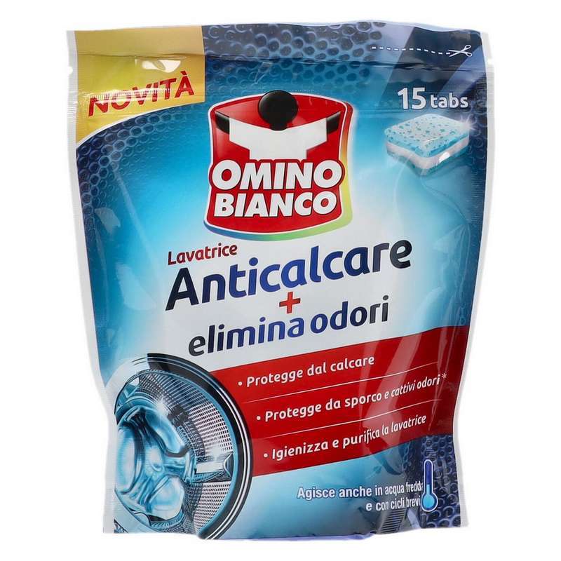 ANTICALCARE LAVATRICE OMINO BIANCO TABS