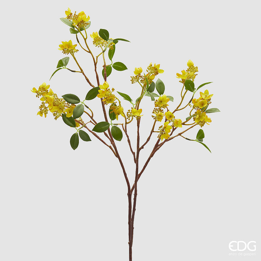 EDG Enzo De Gasperi EDG Enzo De Gasperi Ramo Prunus Fiori Artificiale H 80 Cm Ye