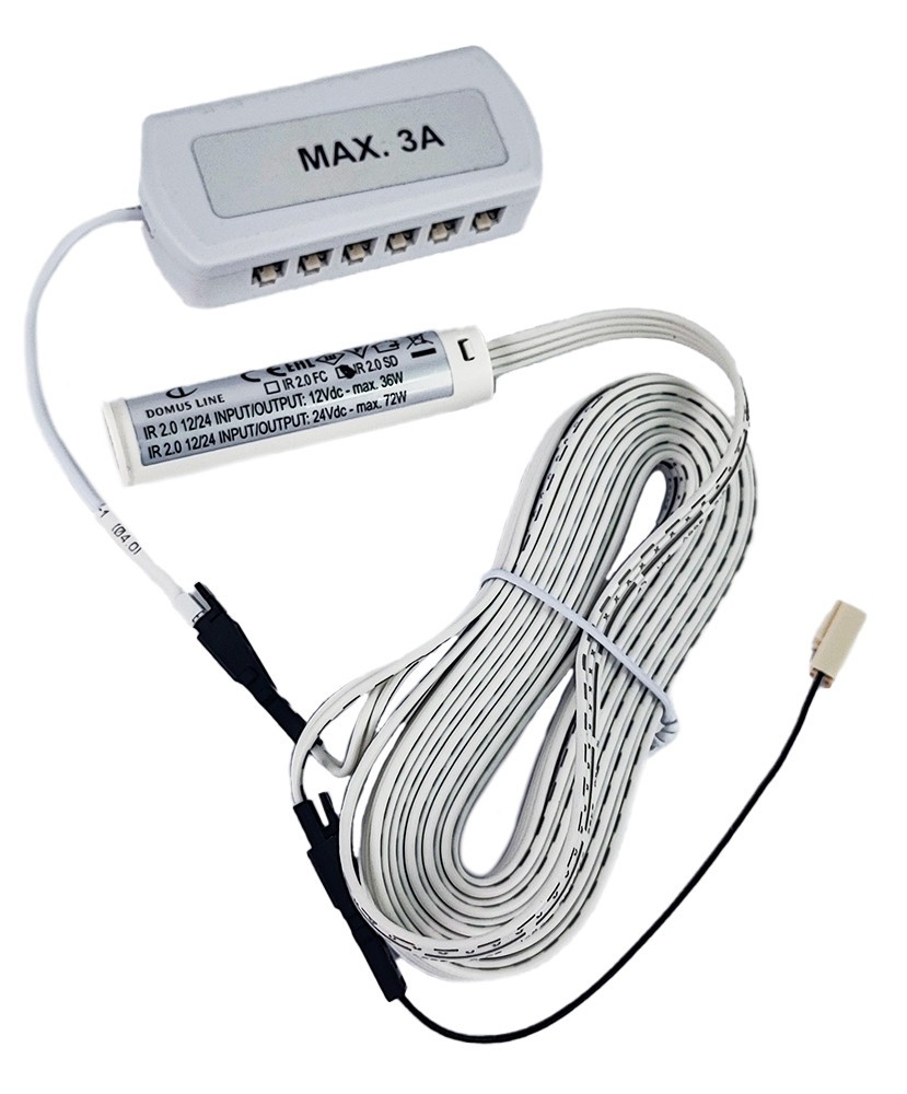 Sensore di presenza IR SENSOR 2.0, 36/72W 12/24V Domus line