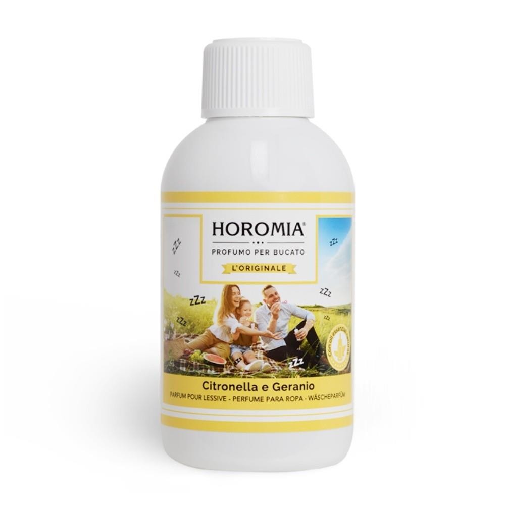 Horomia Profumatore liquido per bucato essenza Citronella e Geranio ml.250