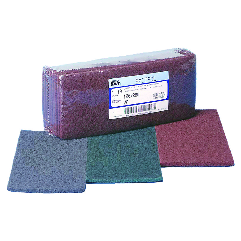 Sait FOGLIO ABRASIVO SCOTCHBRITE SAITPOL mm. 120x280 tipo UF 10.00 pz