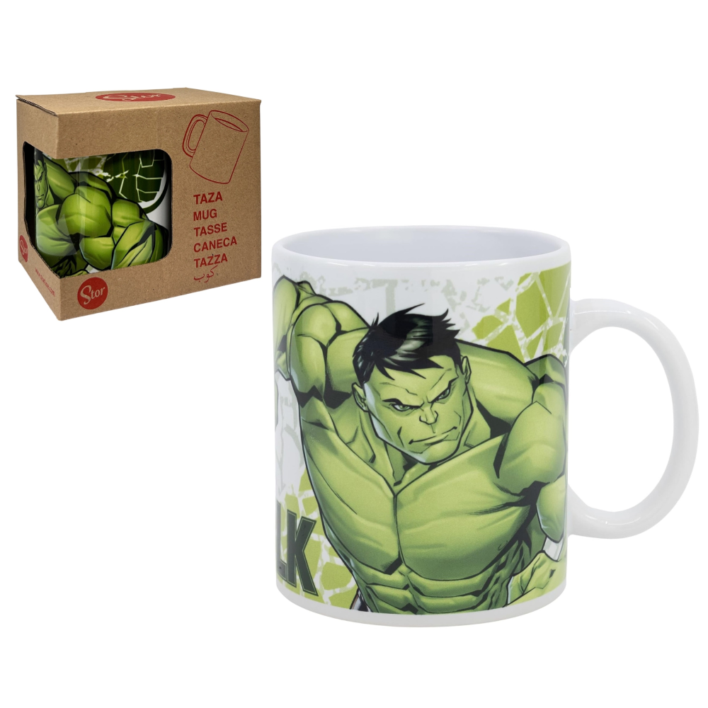 TAZZA MUG HULK MARVEL IN CERAMICA STAMPA SUBLIMATICA 325 ML IN CONFEZIONE