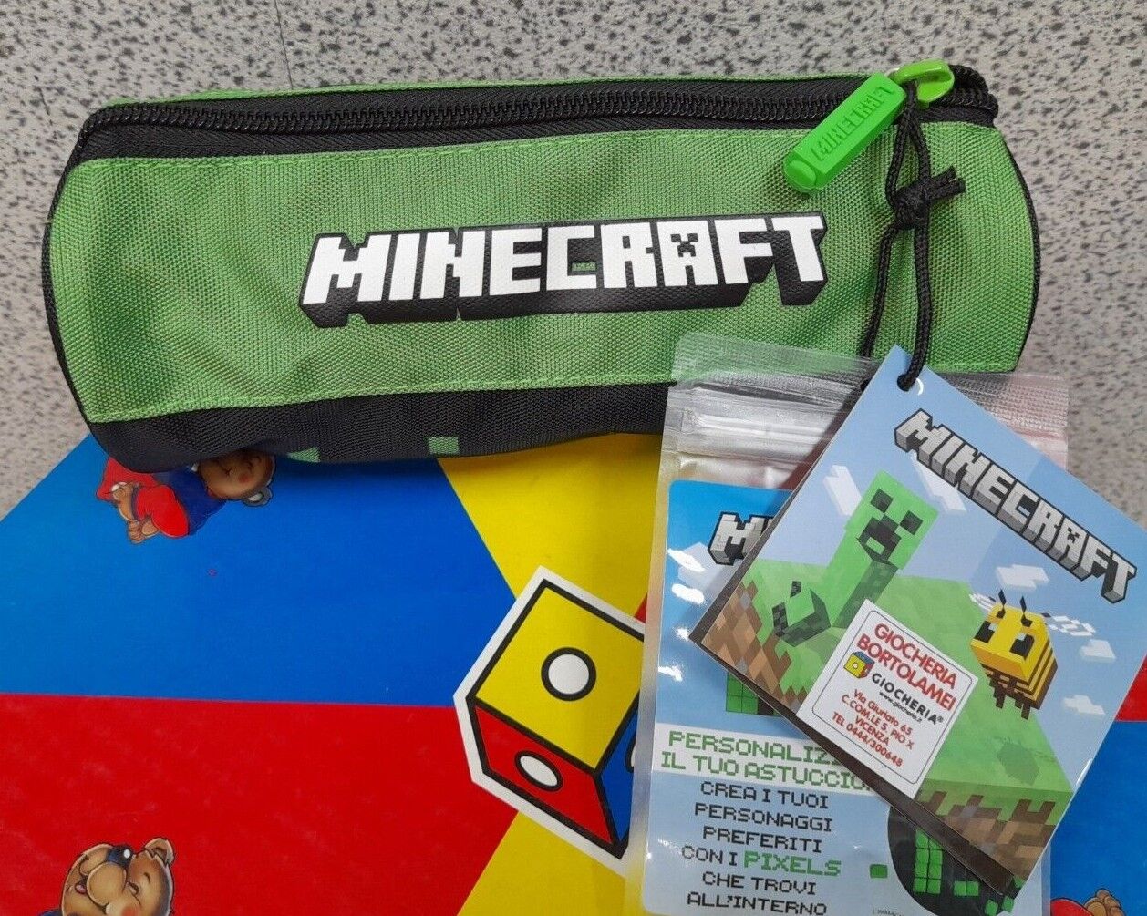 Minecraft astuccio Tombolino con Pixel by Panini