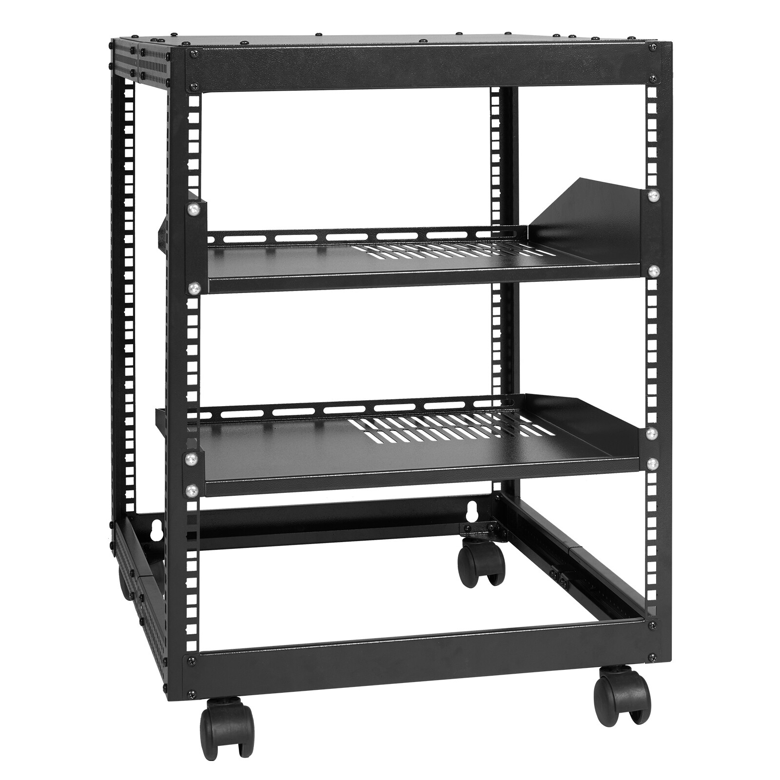 VEVOR 12U Recinzione di rete per rack per server a telaio 23''-40'' Regolabile