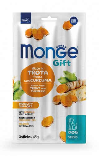 Monge Gift Mobility Support Dog Ricco In Trota Fresca Con Boswellia E Curcuma  -