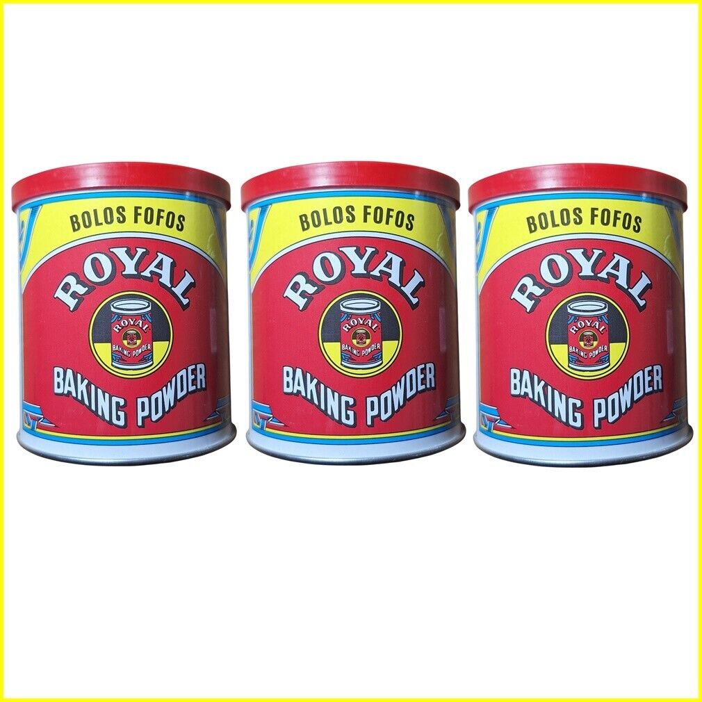 3 x Royal Baking Powder 226 g Formula per la cottura ha bisogno di torta pane...