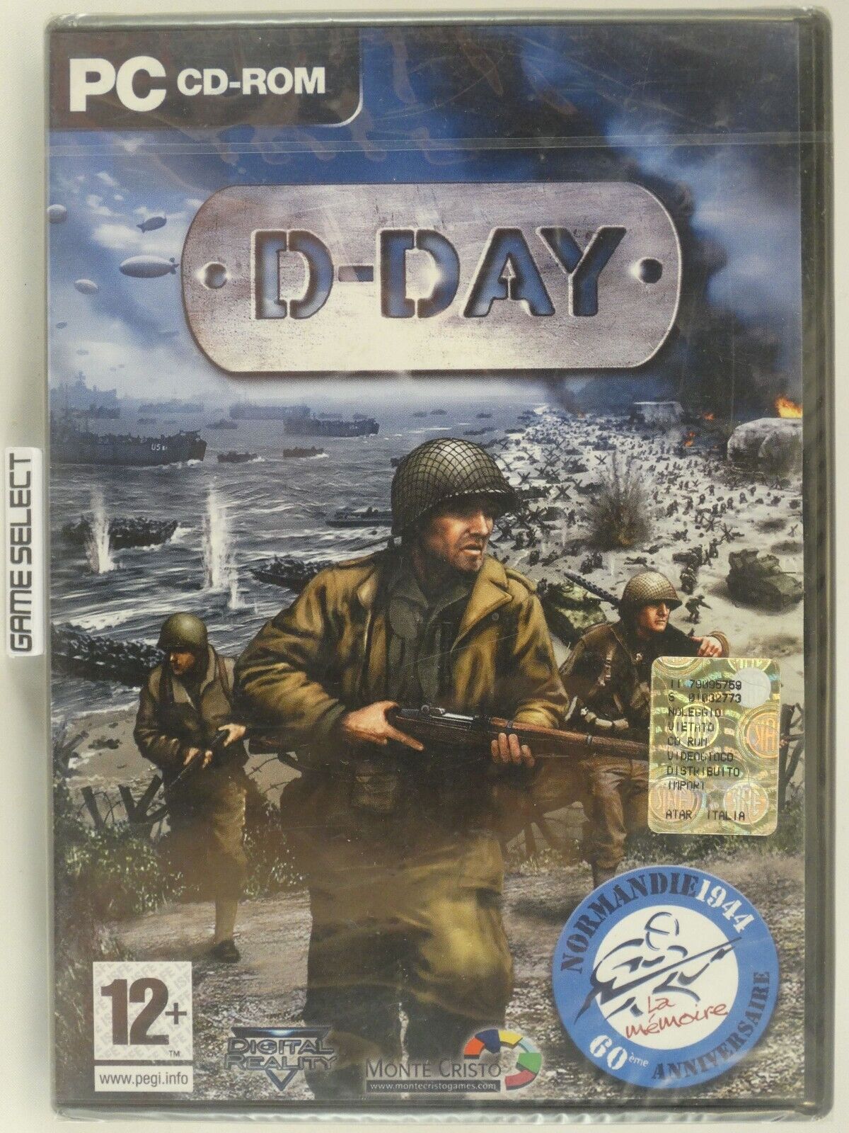 D-DAY NORMANDIE 194 PC COMPUTER CD-ROM CD ITALIANO ORIGINALE NUOVO SIGILLATO