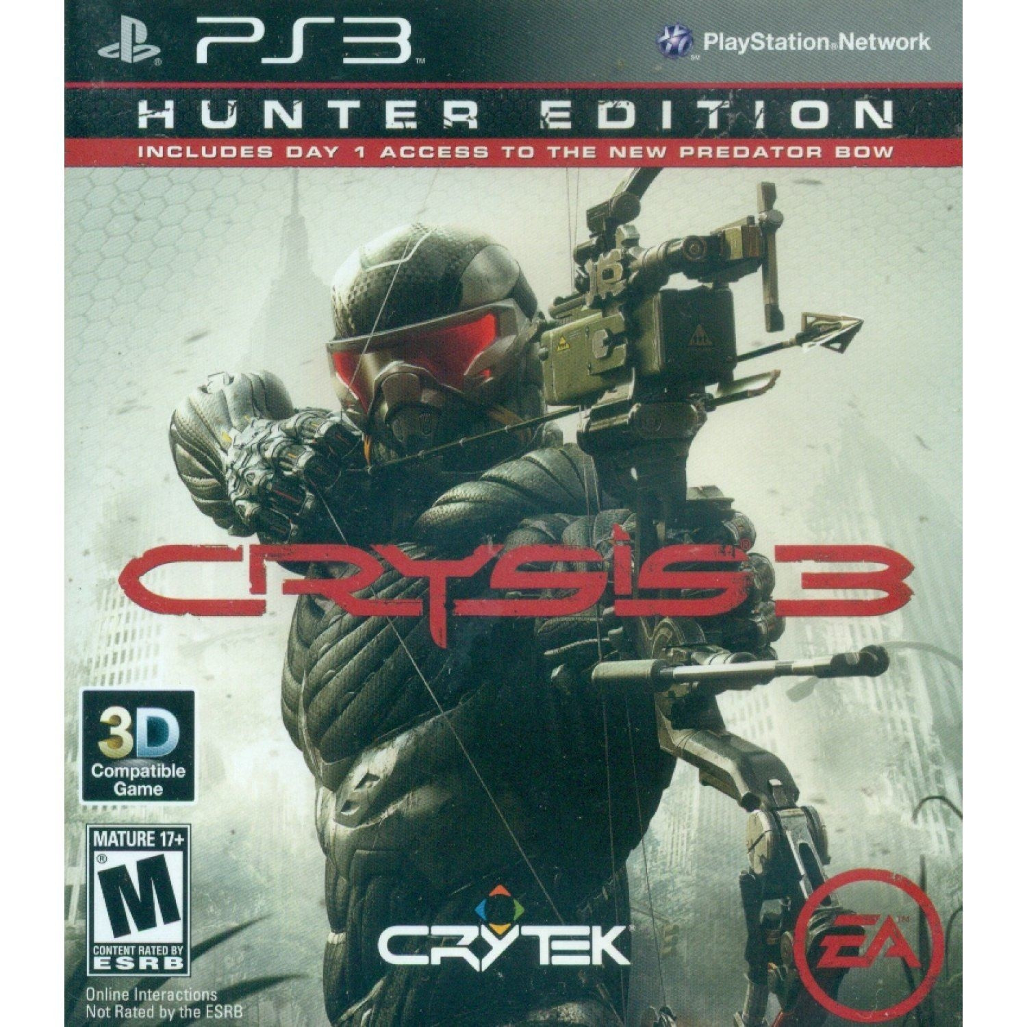 Crysis 3 (Hunter Edition) Juego para Consola Sony PlayStation 3 PS3