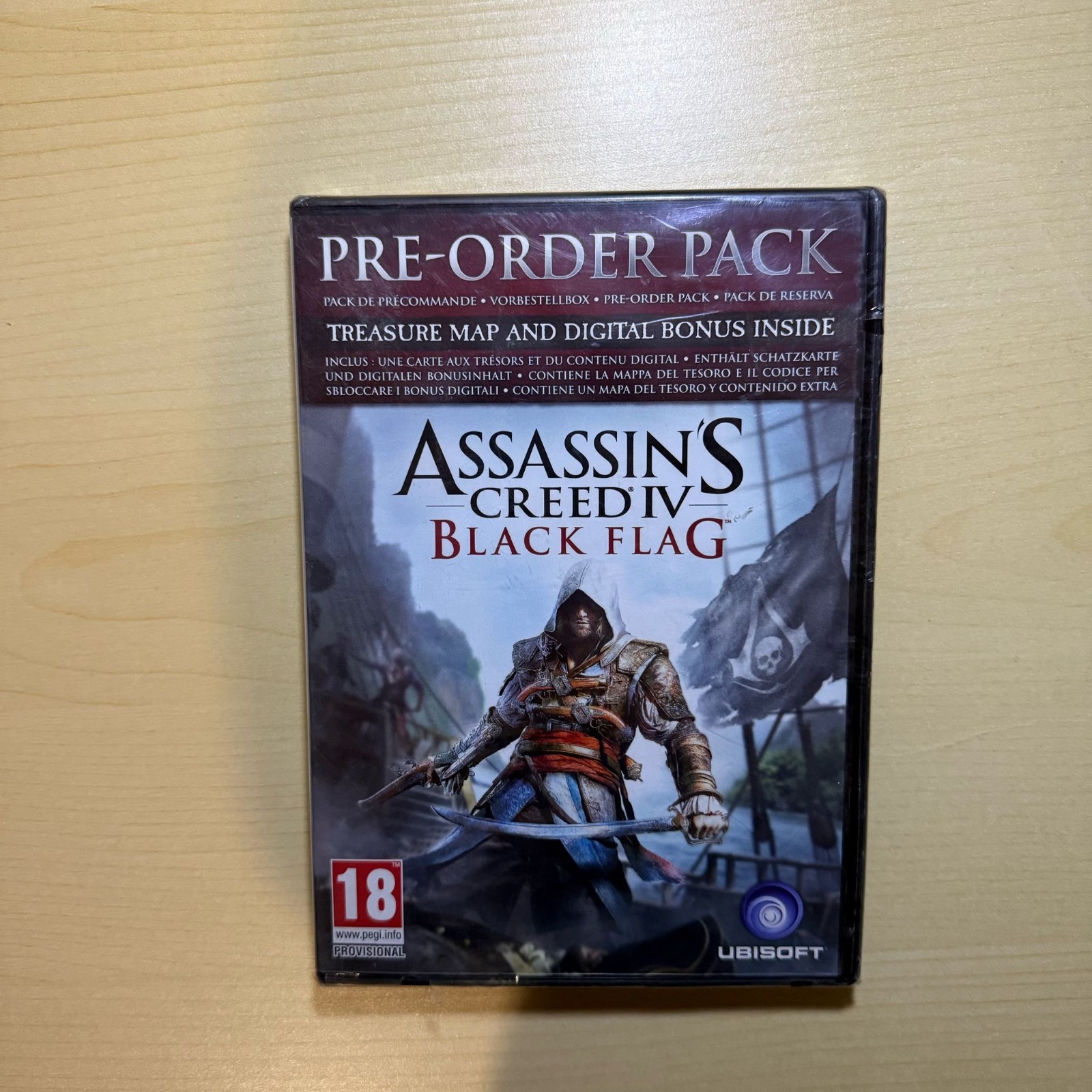 ASSASSIN'S CREED IV BLACK FLAG PREORDER PRE ORDER PACK NUOVO SIGILLATO