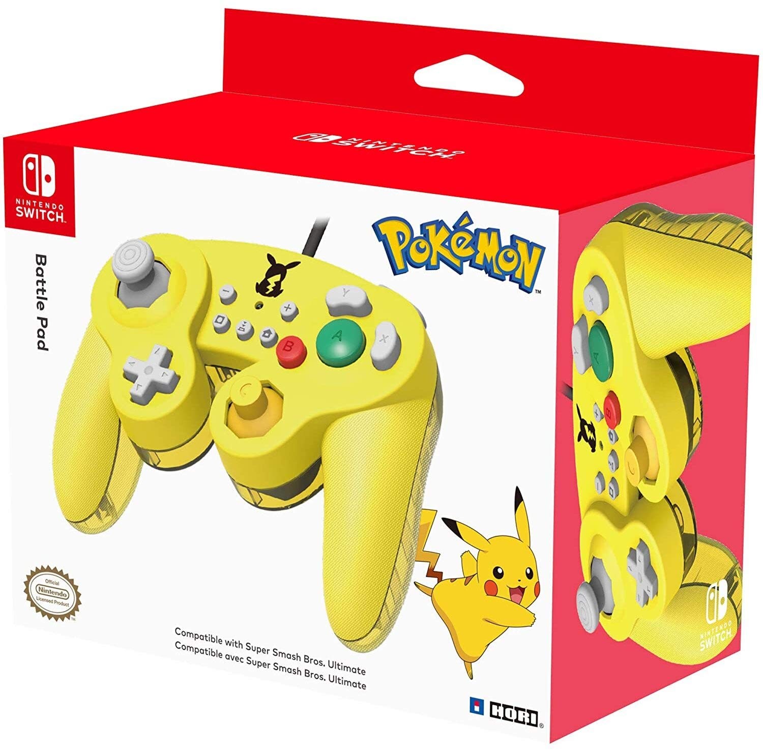 HORI Battle Pad Pokemon Nintendo Switch Pikachu (Nintendo Switch)