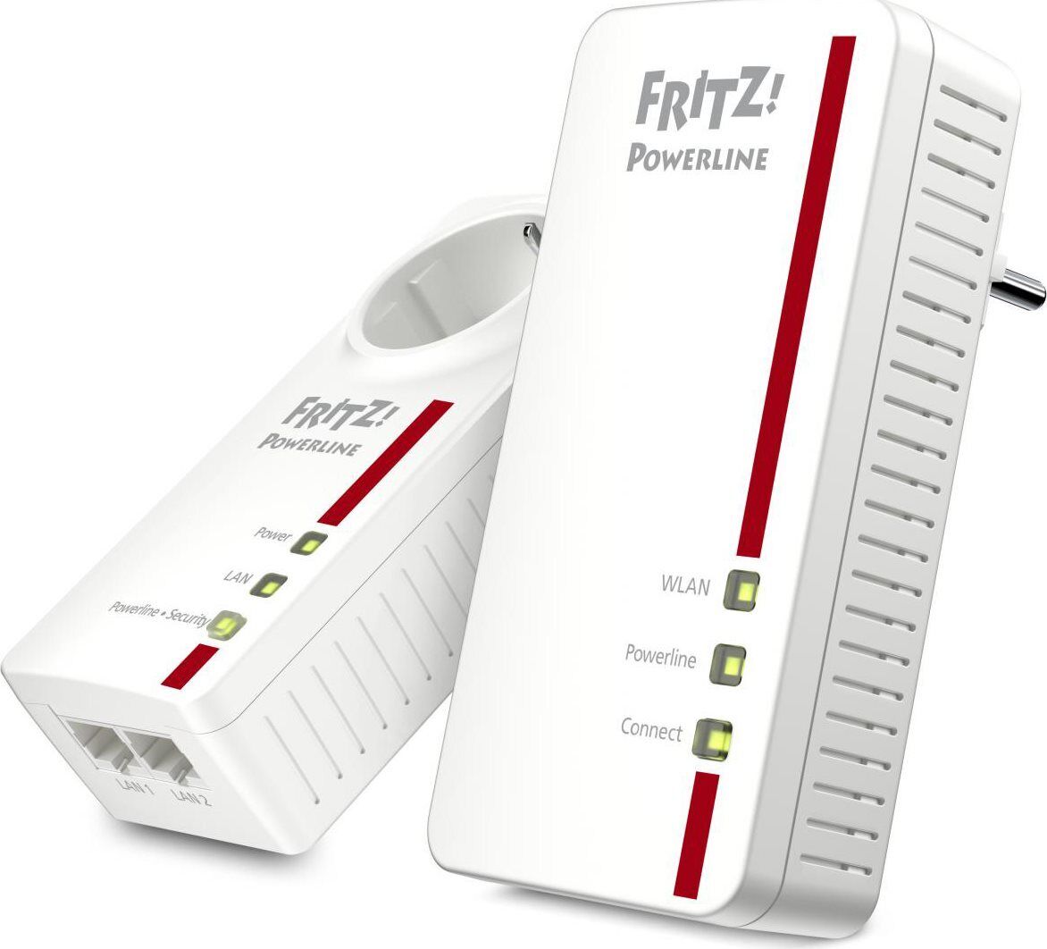 AVM Powerline WiFi Adattatore Gigabit 1200 Mbit/s 20002819 FRITZ! Powerline WLAN