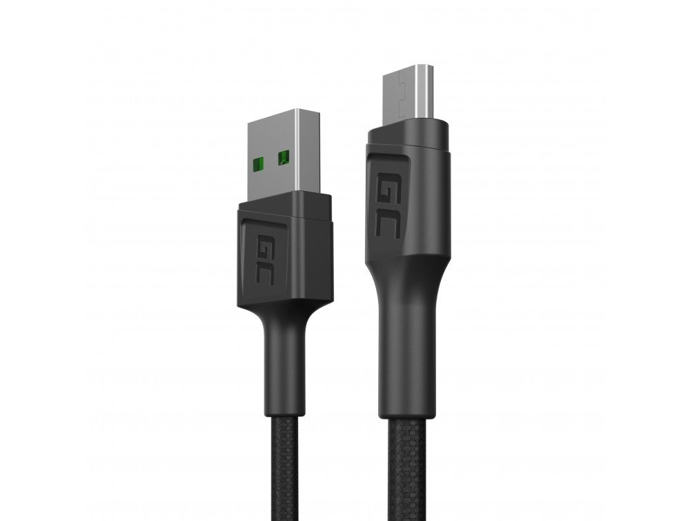 Cavo Green Cell GC PowerStream USB-A - Micro USB 30 cm ricarica rapida Ultra Cha