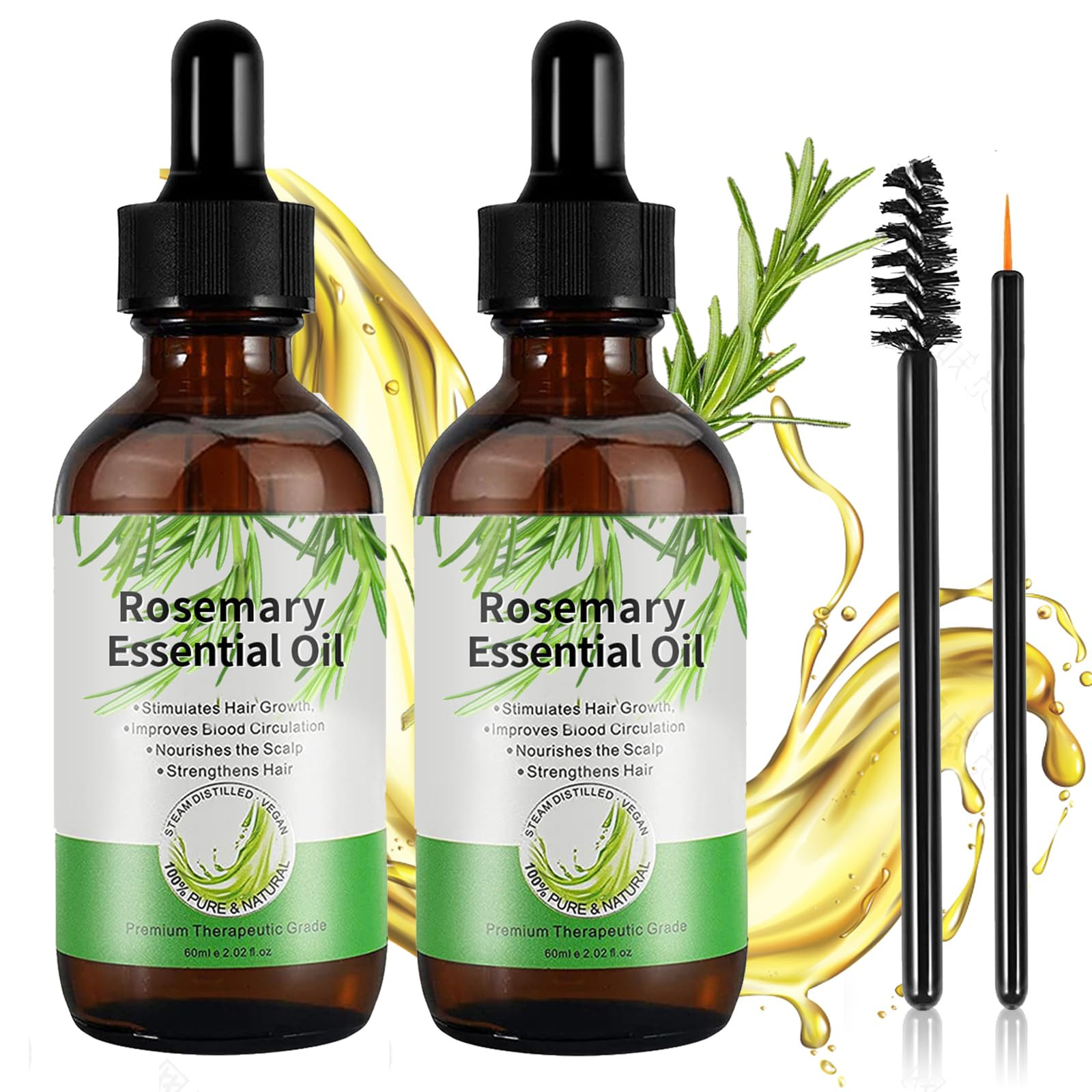 Olio Di Rosmarino Per Capelli, Rosemary Essential Oil for Hair Growth, (B8r)