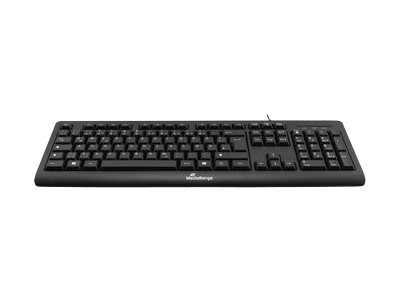 MEDIARANGE MROS109 Full-size (100%) Cablato USB QWERTZ Nero 2.0 1.5m Black