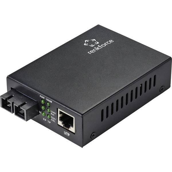 Renkforce RF-4581874   CAT 6, SC Duplex Media converter di rete 1000 MBit/s
