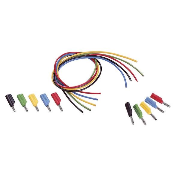 VOLTCRAFT MS-4041/5*1  MS-4041 KIT puntali Spina a banana 4 mm Spina a banana 4