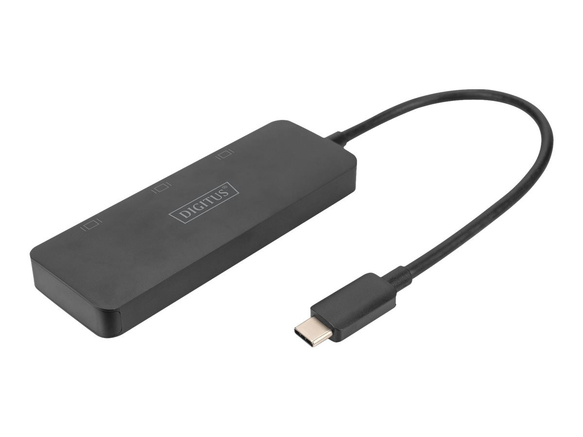DIGITUS Hub video MST a 3 porte (USB-C™ -> 3 HDMI) HDMI 3x HDMI 3840 x DS-45333