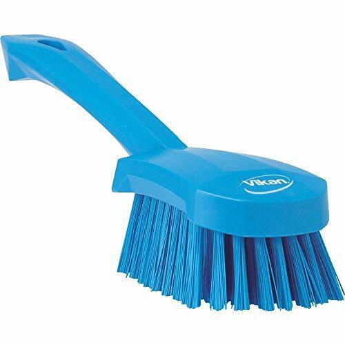 Vikan Hygiene 4192-1 Washing brush,short handle, pink, stiff, 270mm /10 (O8q)