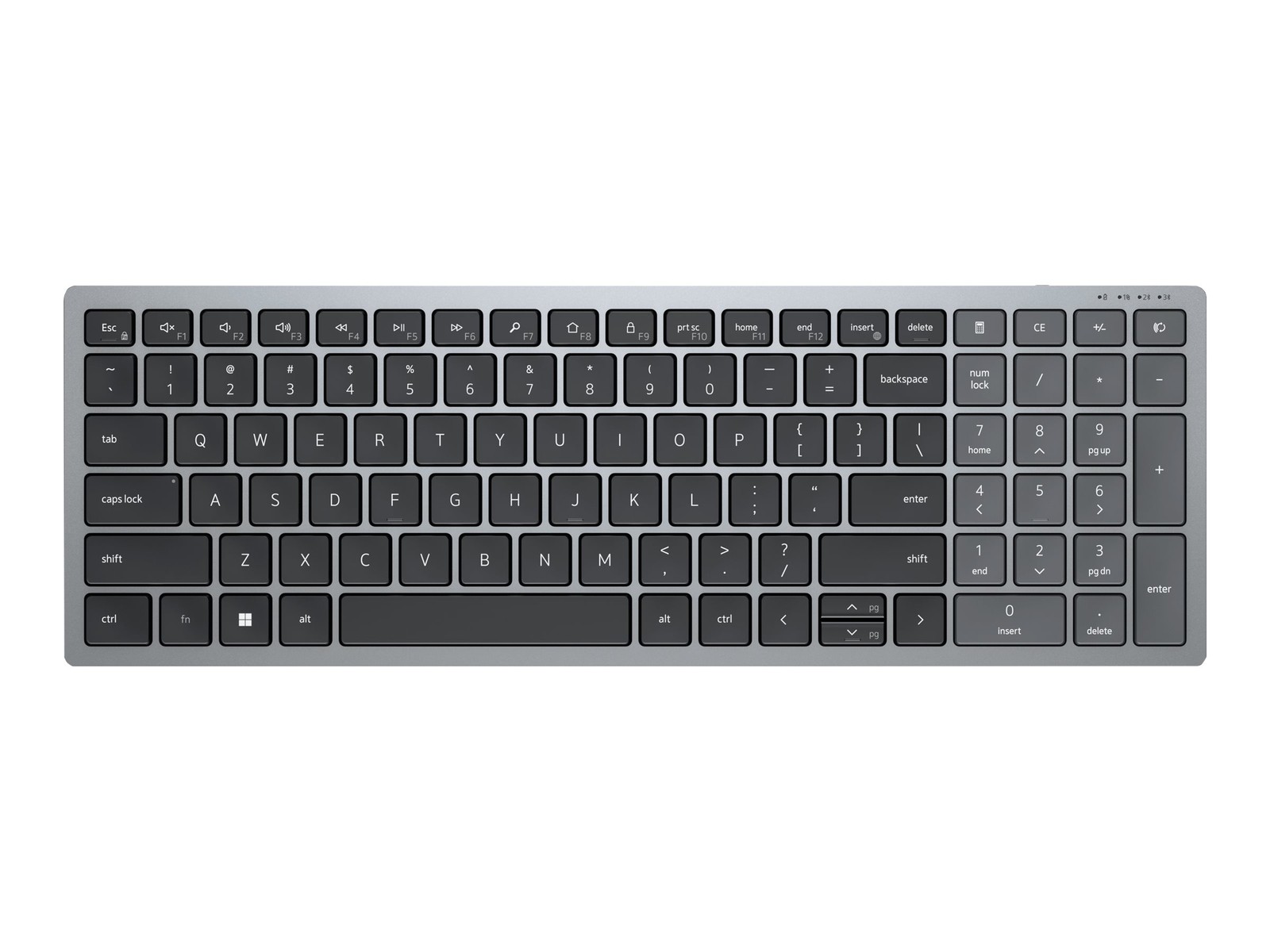 Dell KB740 Full-size (100%) Wireless RF senza fili + KB740-GY-R-GER