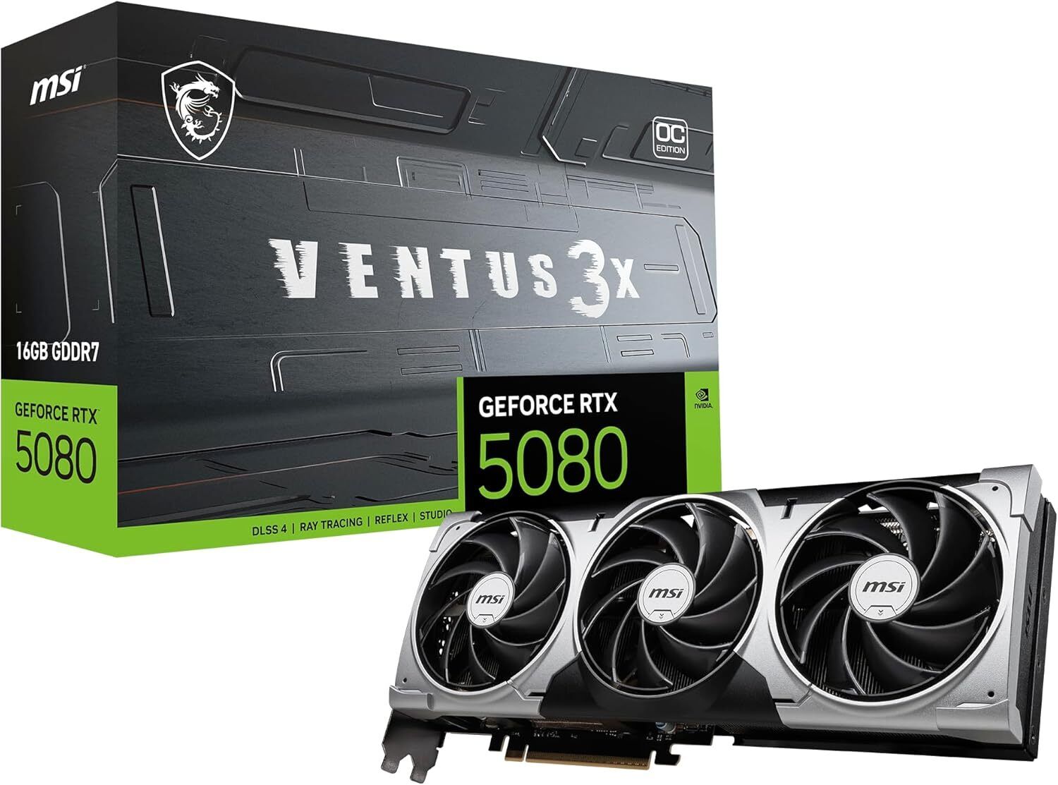 MSI GeForce RTX 5080 16G Ventus 3X OC – NEW & SEALED – FAST EU SHIPPING